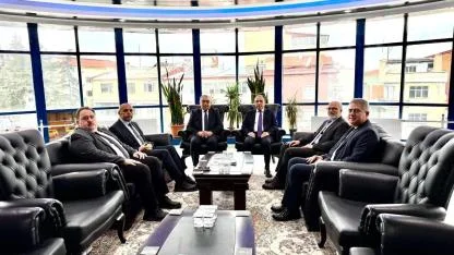 AKÜ Rektörü Prof. Dr. Karakaş’tan Başkan Özaşkın’a Ziyaret