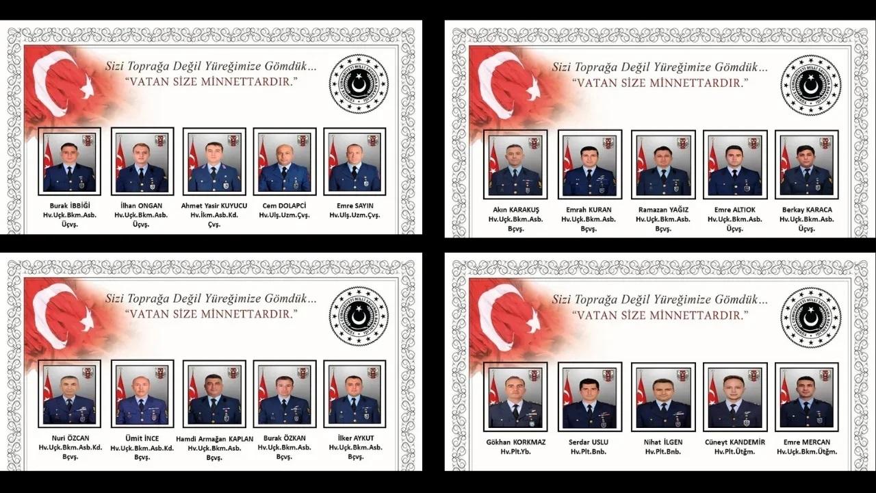 Askeri Uçak Kazasında 18 Şehidin Naaşına Ulaşıldı, 2 Askerin Arama Çalışmaları Sürüyor