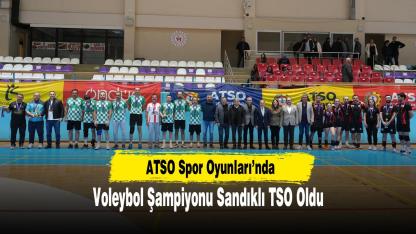 ATSO Spor Oyunları’nda Voleybol Şampiyonu Sandıklı TSO Oldu