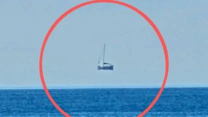 Denizde Nadir Görülen ‘Fata Morgana’ Kameralara Yansıdı