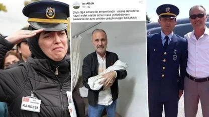 Düşen Askeri Uçakta Şehit Olan Astsubay Altıok’un Kızı Dünyaya Geldi