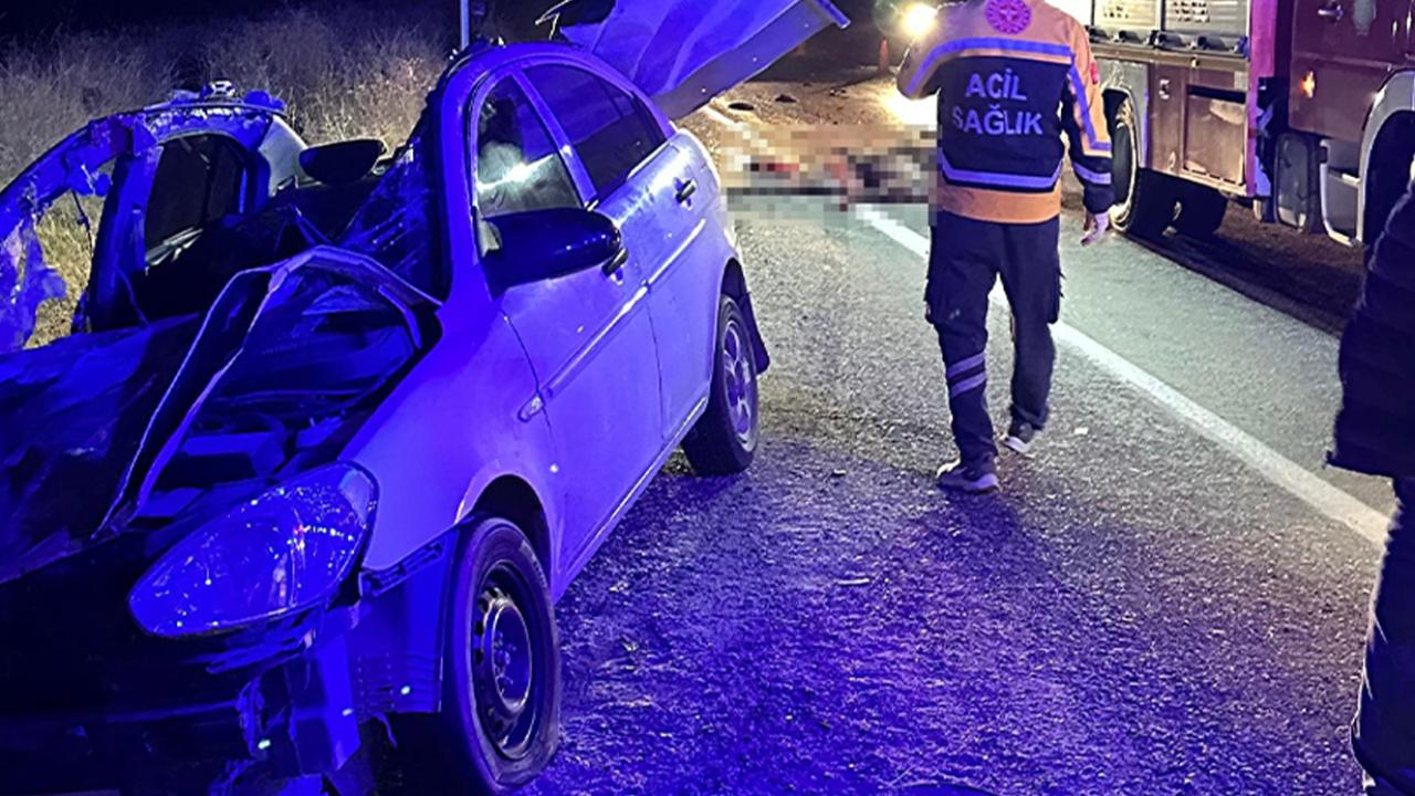 İki Otomobil İle At Çarpıştı: 1 Ölü, 7 Yaralı