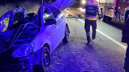 İki Otomobil İle At Çarpıştı: 1 Ölü, 7 Yaralı