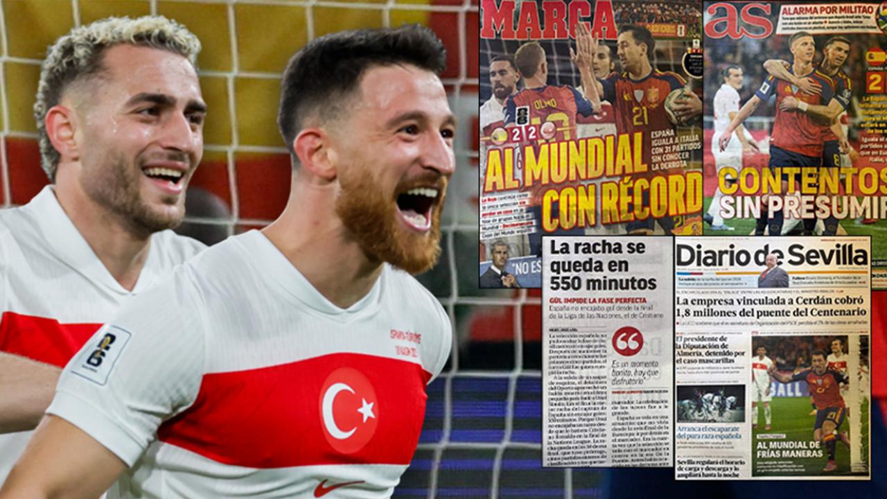 İspanya - Türkiye Maçı İspanyol Basınından Geniş Yer Buldu