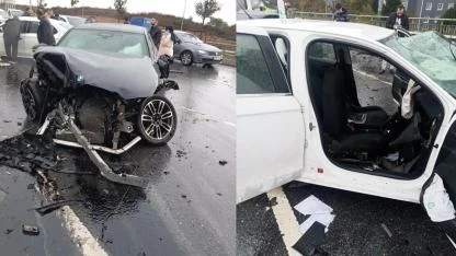 Kontrolden Çıkan Araç Karşı Şeride Geçti! Anne ve Oğlu Öldü