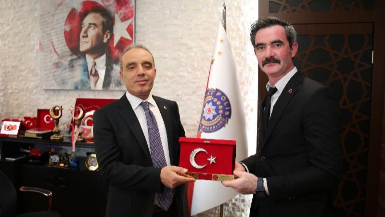 MHP Merkez İlçe Teşkilatından Emniyet Müdürü Erol’a Nezaket Ziyareti