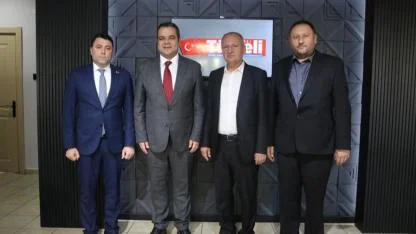 MHP Sinanpaşa Teşkilatından Türkeli Gazetesi İmtiyaz Sahibi Önder Artuk’a Ziyaret