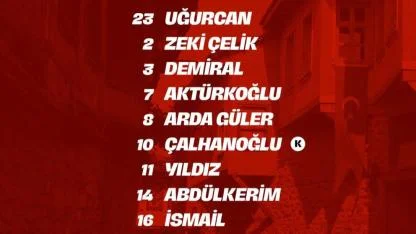Millî Takımın Bulgaristan Sınavı Öncesi İlk 11’i Belli Oldu!