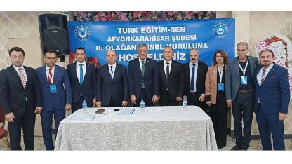 Muhtar Demirci, Türk Eğitim-Sen Afyonkarahisar Şubesi Başkanlığı'nda Güven Tazeledi