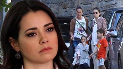 Özgü Namal ve Çocukları Trafik Kazası Geçirdi