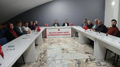 MHP Afyonkarahisar İl Teşkilatından Haftalık Yönetim Kurulu Toplantısı