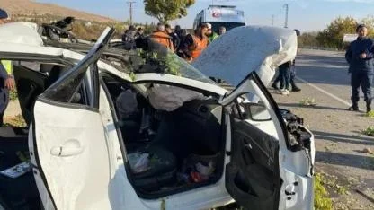 Elazığ'daki Feci Kazada Anne ve 7 Aylık Bebeği Can Verdi!