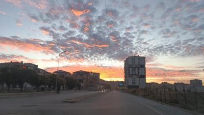 Afyonkarahisar’da Gün Batımı Manzarası Görsel Şölen Oluşturdu