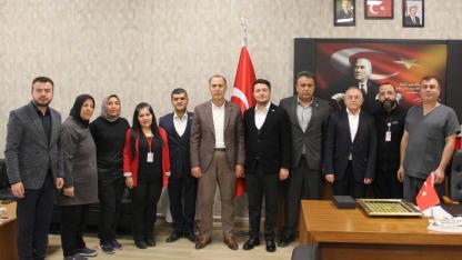 HAK-İŞ Konfederasyonundan Başhekim Acar’a Ziyaret