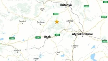 Kütahya’da 4.0 Büyüklüğünde Deprem! Afyonkarahisar ve Uşak’ta da Hissedildi