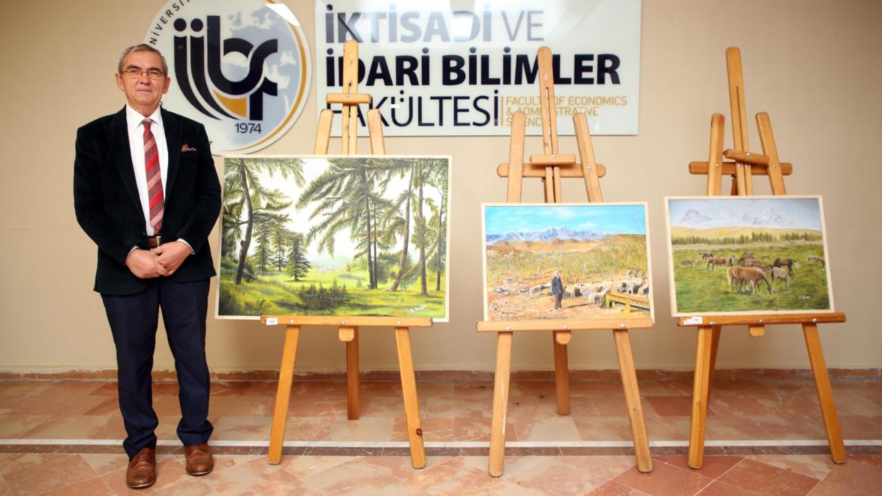 Prof. Dr. Kenar’ın Kişisel Resim Sergisi Açıldı