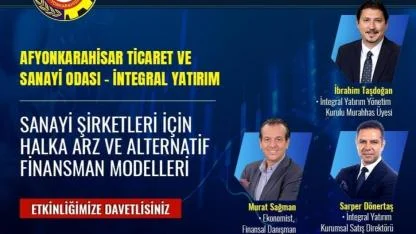 Sanayi Şirketleri İçin Halka Arz ve Alternatif Finansman Modelleri Paneli ATSO’da Düzenlenecek