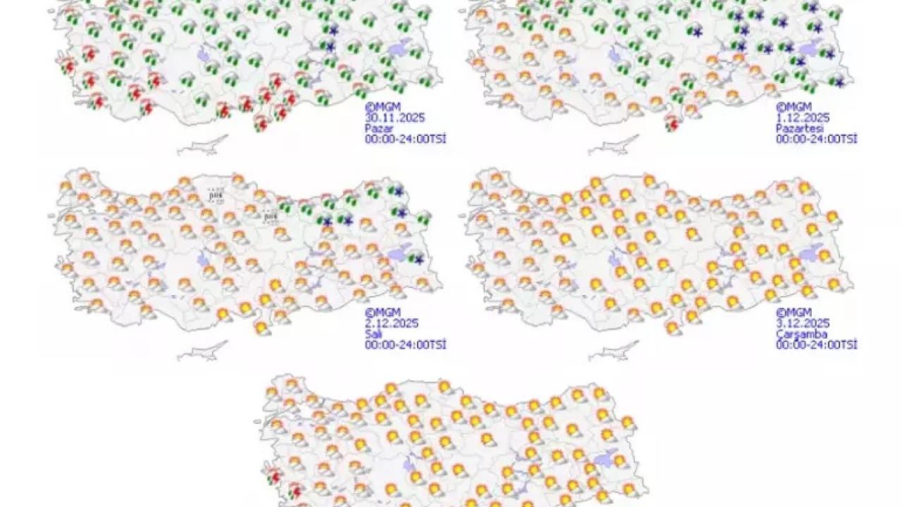 Son dakika… Meteoroloji’den kritik uyarı! Soğuk hava, kar ve sağanak günlerce etkili olacak