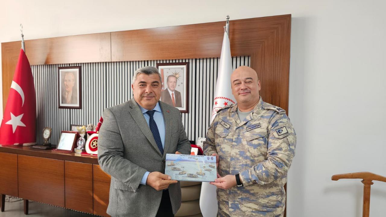 Tuğgeneral Cüneyt Güven’den İl Milli Eğitim Müdürü Sünnetci’ye Ziyaret