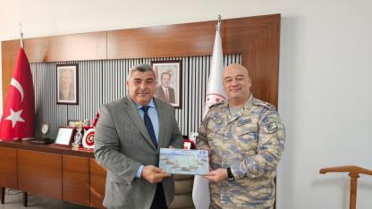 Tuğgeneral Cüneyt Güven’den İl Milli Eğitim Müdürü Sünnetci’ye Ziyaret