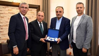 TÜRK-İŞ Ve KOOP-İŞ’ten Rektör Karakaş’a Nezaket Ziyareti