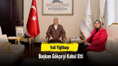 Vali Yiğitbaşı, Başkan Gökçe'yi Kabul Etti