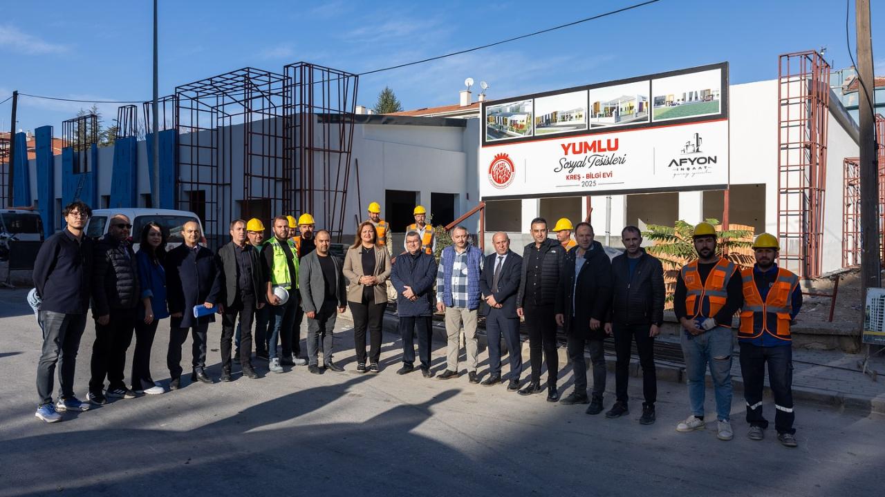 Yumlu Sosyal Tesisi Açılışa Hazırlanıyor: Başkan Köksal, Çalışmaları Takipte