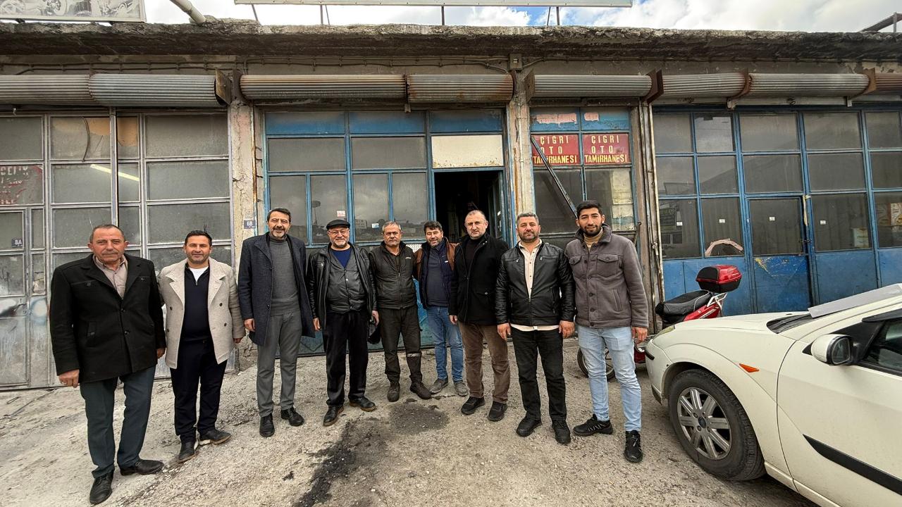 1. Sanayi Sitesi Esnafından Başkan Yılmazaslan’a Yoğun İlgi