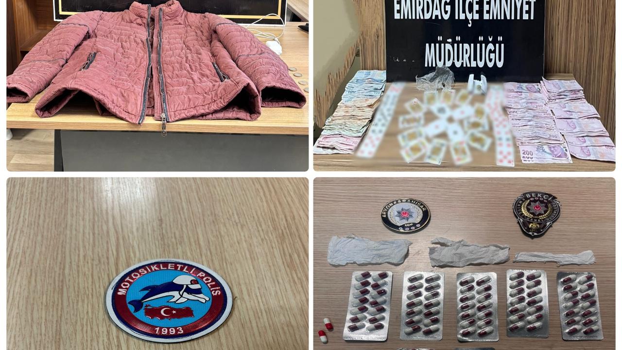 Afyonkarahisar Emniyeti&#039;nden Bir Haftalık Yoğun Mesai: Aranan 16 Şahıs Yakalandı, Uyuşturucu ve Silah Ele Geçirildi