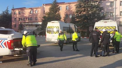 Afyonkarahisar’da Okul Servislerine Sıkı Denetim