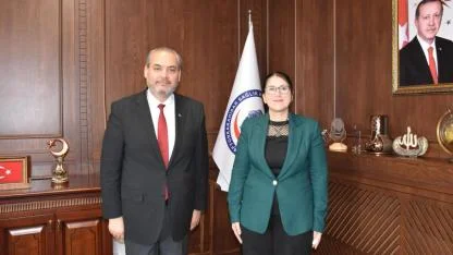 Başkan Kavas'tan Rektör Aslan'a Teşekkür Ziyareti