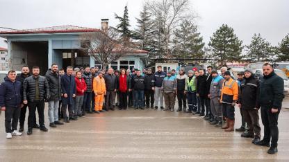 Başkan Köksal’dan yeni yıl öncesi kurumlara ziyaret