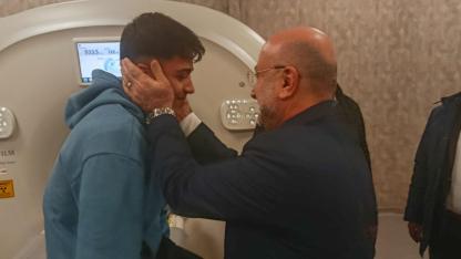 Başkan Şahin’den Kahraman Öğrenciye Ziyaret