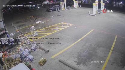 Çalıntı Araçla Market ATM’sini Yerinden Söktüler