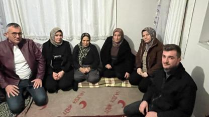 Çay İYİ Parti Heyeti'nden Şiddet Mağduru Kadına Ziyaret