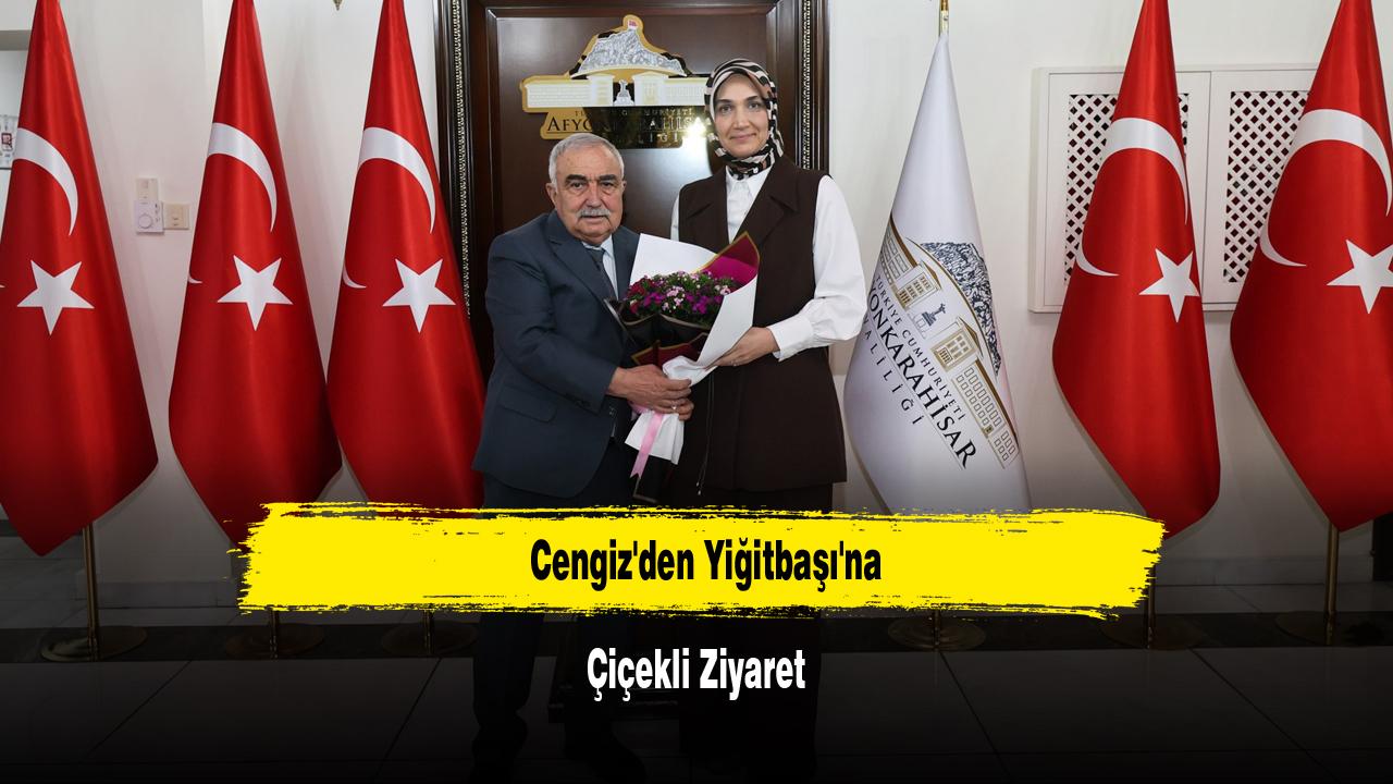 Cengiz'den Yiğitbaşı'na Çiçekli Ziyaret