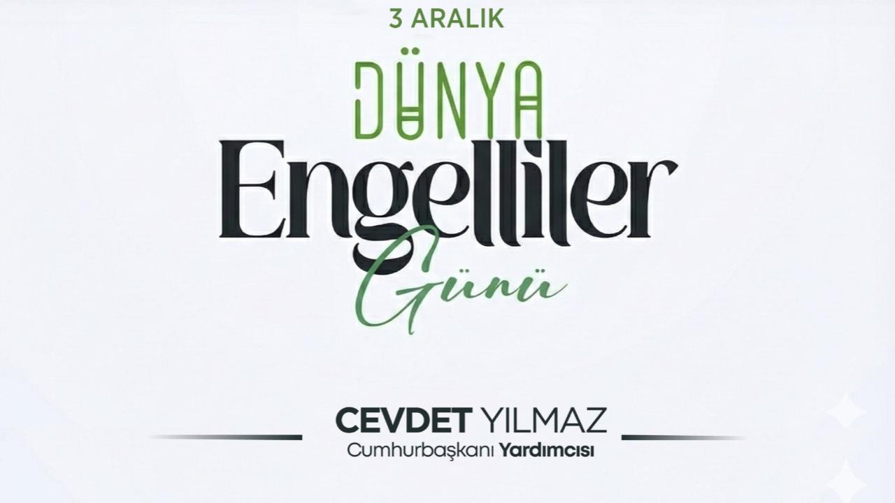 Cevdet Yılmaz: “Her Bireyin Potansiyelini Gerçekleştirebildiği Bir Toplum Hedefliyoruz”