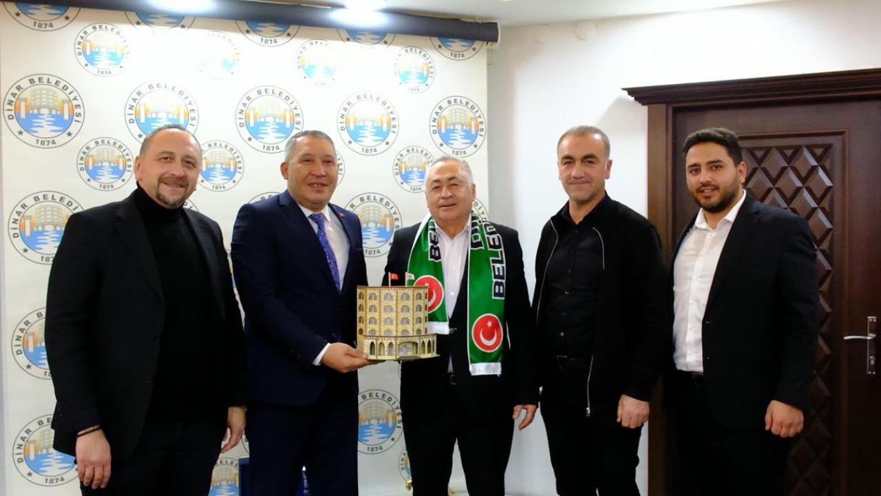 CHP Afyonkarahisar Heyetinden Dinar Belediye Başkanı Veysel Topçu’ya Ziyaret