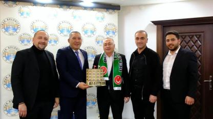 CHP Afyonkarahisar Heyetinden Dinar Belediye Başkanı Veysel Topçu’ya Ziyaret