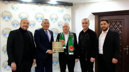 CHP Afyonkarahisar Heyetinden Dinar Belediye Başkanı Veysel Topçu’ya Ziyaret