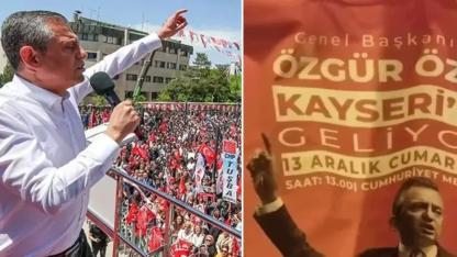 CHP’nin 75. mitingi öncesi afişler indirildi!