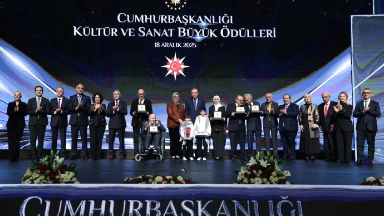 Cumhurbaşkanlığı Kültür ve Sanat Büyük Ödülleri sahiplerini buldu