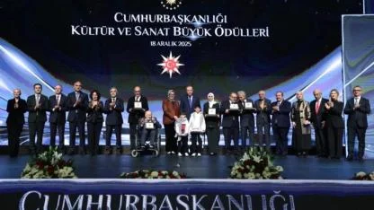 Cumhurbaşkanlığı Kültür ve Sanat Büyük Ödülleri sahiplerini buldu