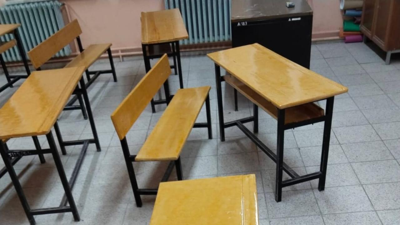 Doğanlı Köyü’nde Eğitime İmece Usulü Dayanışma: Okul Sıraları Yenilendi