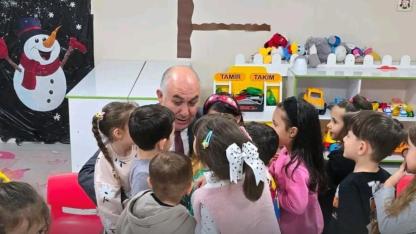 Emirdağ İlçe Milli Eğitim Müdürü Emeksiz, Anaokulunda Miniklerle Buluştu