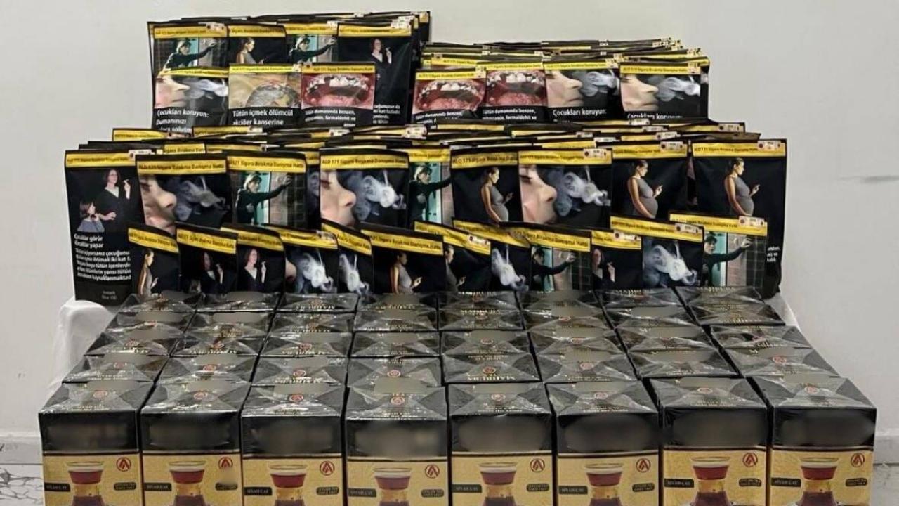 Jandarmadan Kaçak Tütün ve Çay Operasyonu