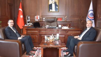 KOSGEB İl Müdürü Kahraman’dan AFSÜ Rektörü Aslan’a Ziyaret