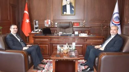 KOSGEB İl Müdürü Kahraman’dan AFSÜ Rektörü Aslan’a Ziyaret