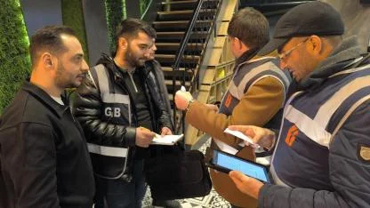 Maliyeciler sahada yılbaşı denetiminde