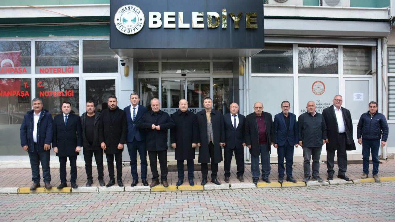 MHP Teşkilatından Sinanpaşa’da Belediye Ziyaretleri